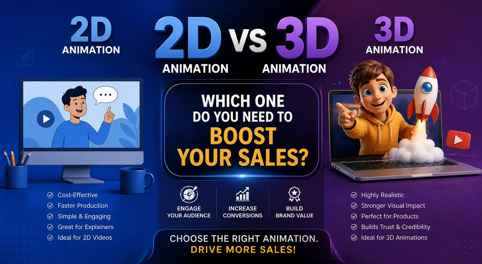 2D vs 3D Animation: Which One Does Your Dubai Business Actually Need?
